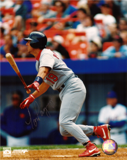 AUTOGRAPHED TOM PAGNOZZI 8x10 St. Louis Cardinals Photo