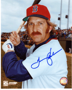 AUTOGRAPHED TOMMY HELMS 8x10 Boston Red Sox photo
