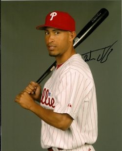 AUTOGRAPHED WILSON VALDEZ 8x10 Philadelphia Phillies Photo
