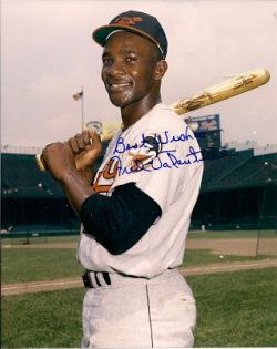 AUTOGRAPHED  photo FRED VALENTINE Baltimore Orioles