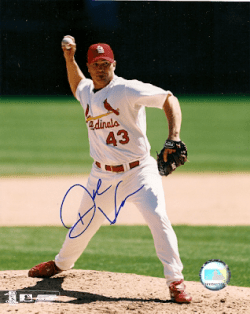 AUTOGRAPHED DAVE VERES St. Louis Cardinals photo