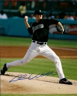AUTOGRAPHED SIGNED photo CHRIS VOLSTAD  Florida Marlins