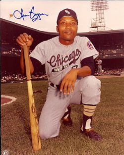 AUTOGRAPHED  photo LEON WAGNER  Chicago White Sox