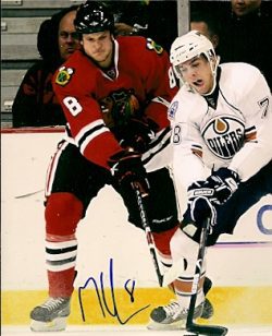 Autographed MATT WALKER 8x10 Chicago Blackhawks Photo