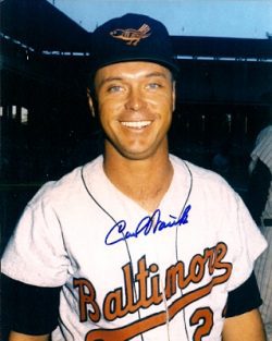 AUTOGRAPHED  photo CARL WARWICK Baltimore Orioles