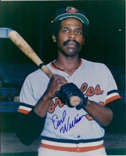 AUTOGRAPHED 8x10 photo EARL WILLIAMS Baltimore Orioles