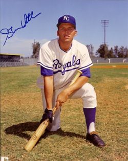 AUTOGRAPHED STEVE WHITAKER 8x10 Kansas City  Royals Photo