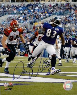 Autographed DANIEL WILCOX Baltimore Ravens Photo