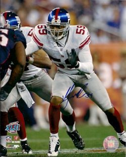Autographed GERRIS WILKINSON New York Giants photo