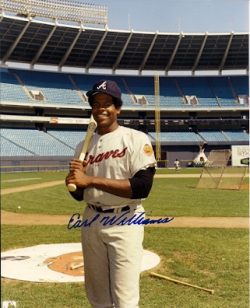 AUTOGRAPHED  EARL WILLIAMS 8x10 Atlanta  Braves