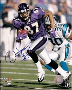 Autographed DEMETRIUS WILLIAMS 8X10 Baltimore Ravens Photo