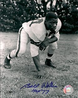 Autographed BILL WILLIS 8x10 Cleveland Browns photo