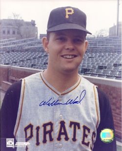 AUTOGRAPHED WILBUR WOOD 8x10 Pittsburgh Pirates photo