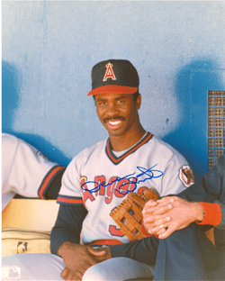 AUTOGRAPHED SIGNED photo DEVON WHITE #1 Angels