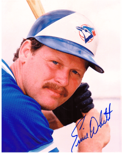 SIGNED photo ERNIE WHITT #1 Toronto Blue Jays