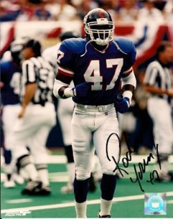 Autographed RODNEY YOUNG New York Giants photo