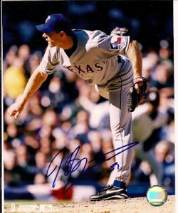 AUTOGRAPHED  photo JEFF ZIMMERMAN Texas Rangers