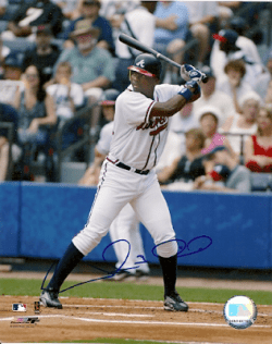 AUTOGRAPHED  photo WILSON BETEMIT Atlanta Braves