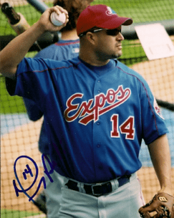 AUTOGRAPHED   MANNY ACTA Montreal Expos Photo