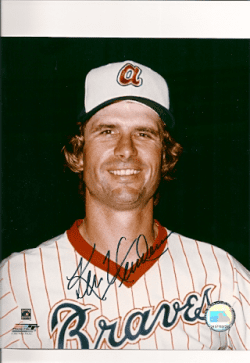 AUTOGRAPHED photo KEN HENDERSON Atlanta Braves