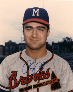 AUTOGRAPHED JOEY JAY 8x10 Milwaukee Braves Photo