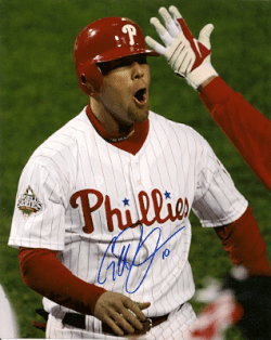 AUTOGRAPHED  photo GEOFF JENKINS  Philaldelphia Phillies