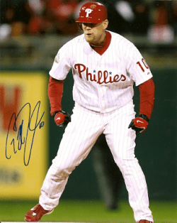 AUTOGRAPHED  photo GEOFF JENKINS  Philaldelphia Phillies
