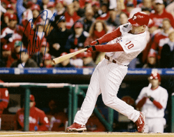 AUTOGRAPHED GEOFF JENKINS 8x10 Philaldelphia Phillies Photo