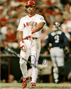 AUTOGRAPHED SIGNED photo LUIS ALICEA Texas Rangers