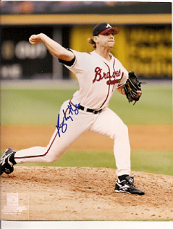 AUTOGRAPHED  KERRY LIGTENBERG 8x10 Atlanta Braves Photo