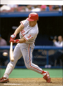 AUTOGRAPHED RUBEN AMARO, JR 8x10 Philadelphia Phillies Photo