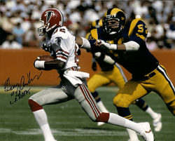 AUTOGRAPHED  GEORGE ANDREWS photo  St. Louis Rams