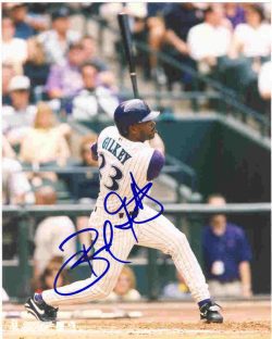AUTOGRAPHED 8X10 photo BERNARD GILKEY Diamondbacks