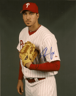 AUTOGRAPHED PHILLIPPE AUMONT 8X10 Philadelphia Phillies Photo