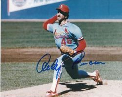 AUTOGRAPHED ANDY RINCON 8x10 St. Louis Cardinals Photo