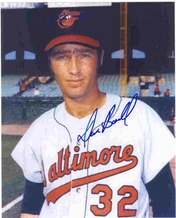 AUTOGRAPHED SIGNED photo DAVE BOSWELL Orioles