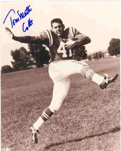 AUTOGRAPHED 8X10 photo TOM MATTE Baltimore Colts