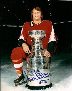 Autographed  Bill Barber 8X10 photo - Philadelphia Flyers