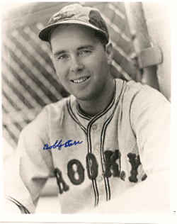 AUTOGRAPHED BOBBY BARR 8x10  Brooklyn Dodgers photo