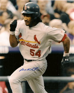 AUTOGRAPHED BRIAN BARTON St. Louis Cardinals photo