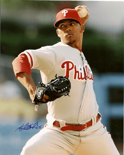 AUTOGRAPHED ANTONIO BASTARDO 8x10 Philadelphia Phillies Photo