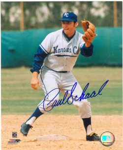 AUTOGRAPHED  PAUL SCHAAL 8x10 Kansas City Royals