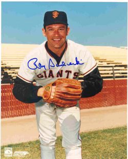 AUTOGRAPHED RAY SADECKI 8x10 SF Giants photo