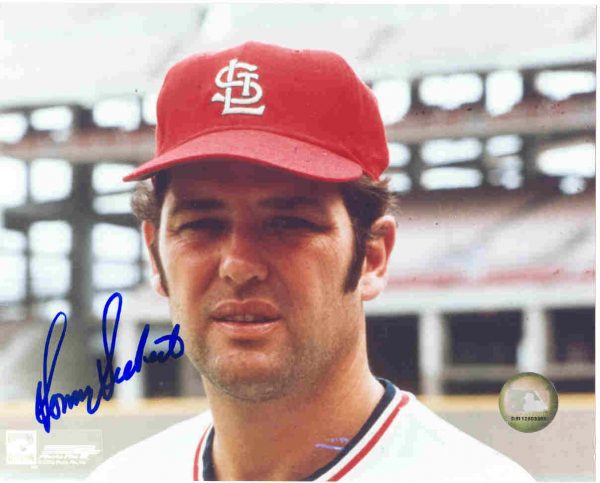 AUTOGRAPHED SONNY SIEBERT 8x10 St. Louis Cardinals Photo