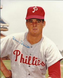 AUTOGRAPHED DENNIS BENNETT 8X10 Philadelphia Phillies Photo