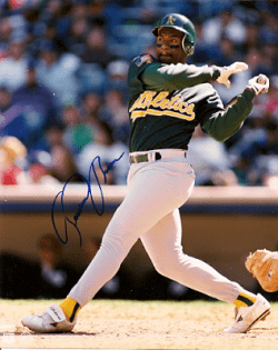 AUTOGRAPHED photo GERONIMO BERROA Oakland A's