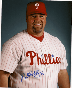 AUTOGRAPHED MICK BILLMEYER 8x10 Philadelphia Phillies photo