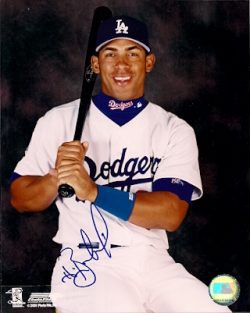AUTOGRAPHED HIRAM BOCACHICA 8X10 Los Angeles Dodgers photo