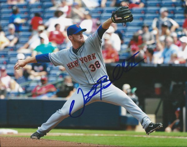 AUTOGRAPHED Vic Black 8X10 New York Mets photo