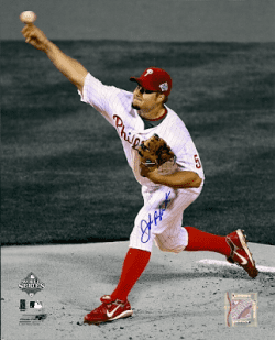 AUTOGRAPHED JOE BLANTON 8x10 Philadelphia Phillies Photo